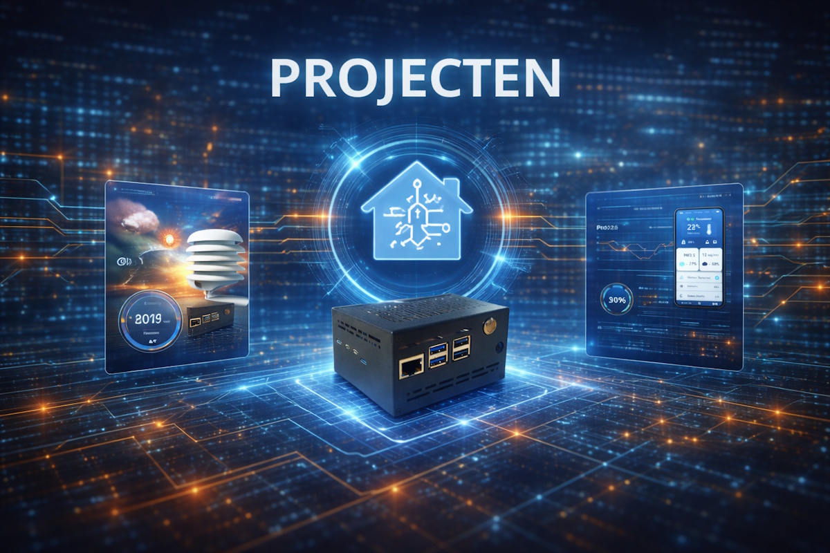 Matteman.nl – Home Assistant projecten – slimme DIY met ESP32 & sensoren