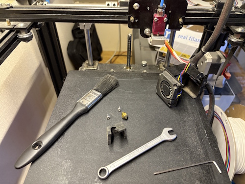 3D printer in onderhoud