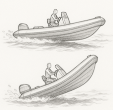 Boot in plané